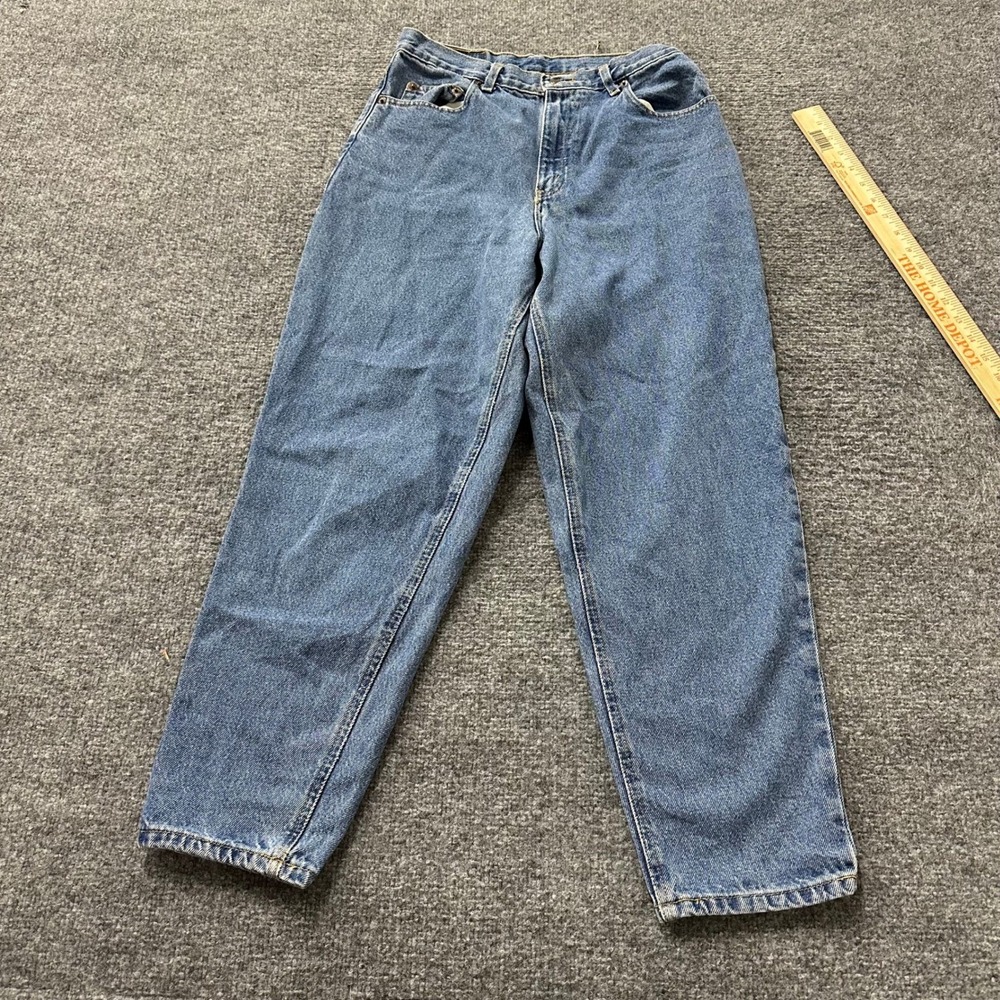 Route 66 Jeans Womens 28x26 Blue High Waisted Relaxed Tapered Mom Denim Casual
